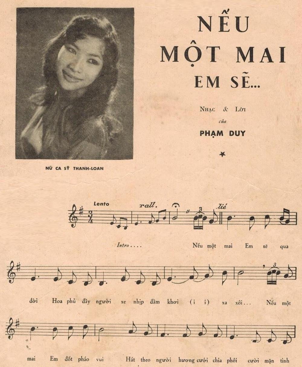 Sheet nhạc Nếu Một Mai Em Sẽ Qua Đời